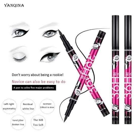 Yanqina 36H Black Waterproof Pen Liquid Eyeliner