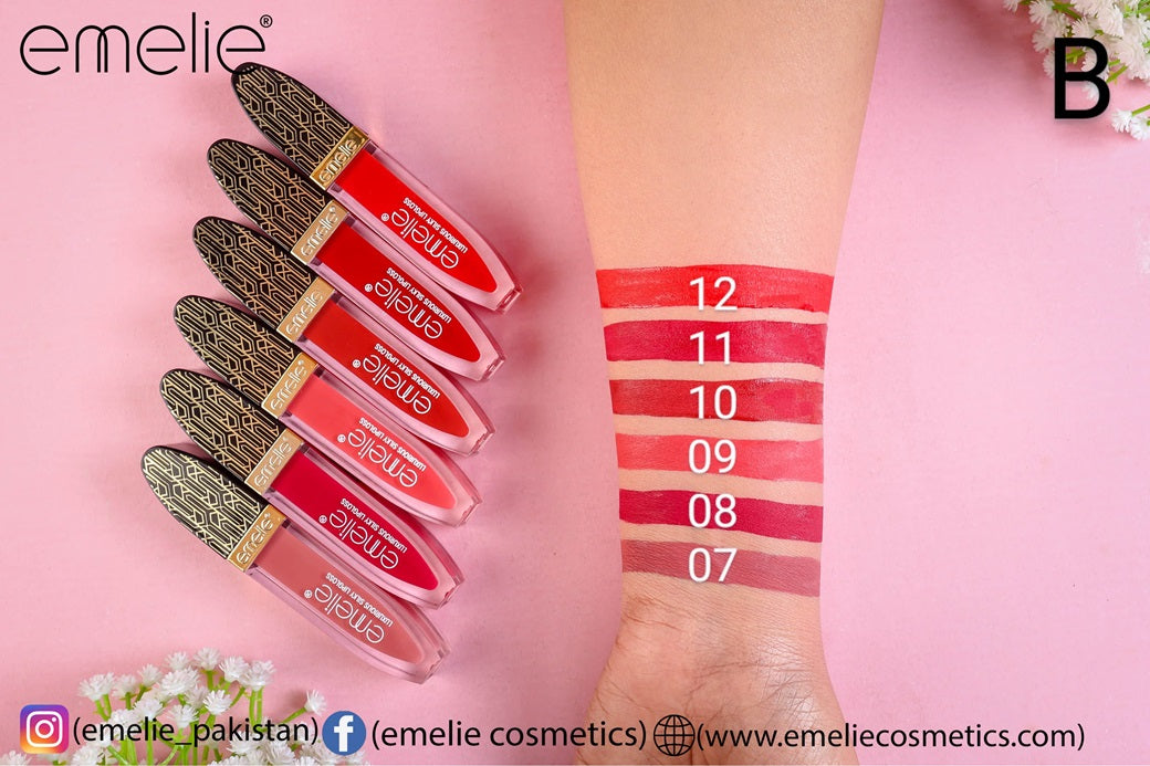 Emelie Silk Lip Gloss (6pcs Set)