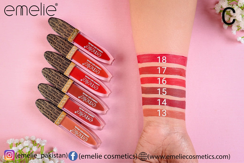 Emelie Silk Lip Gloss (6pcs Set)