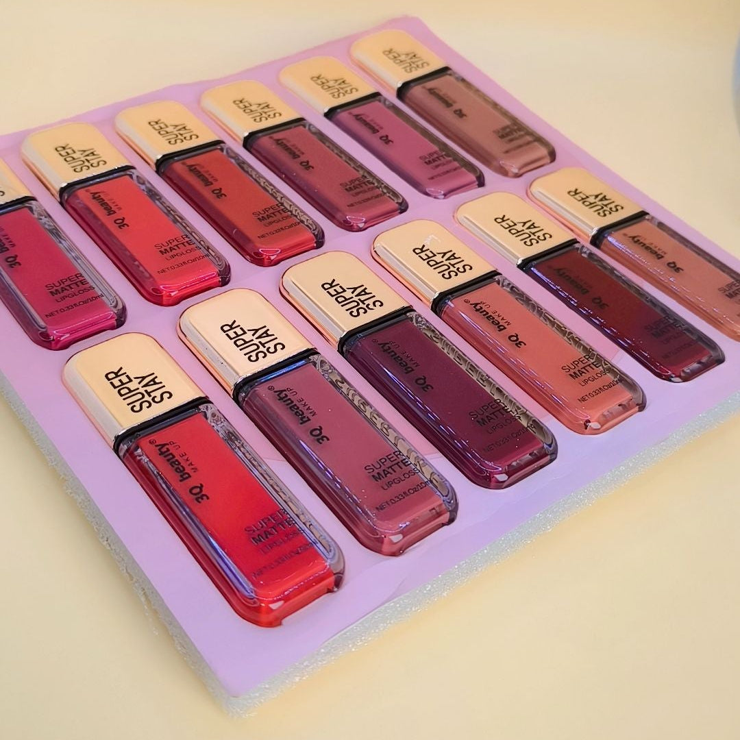 3Q Beauty Super Stay Matte Lip Gloss Set