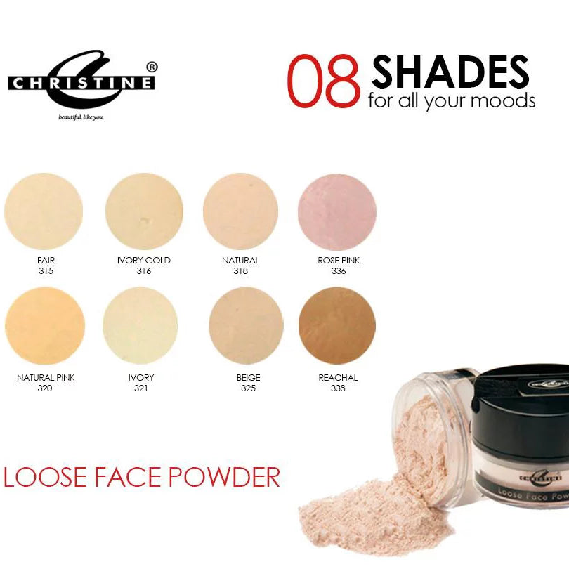 Christine Loose Powder With Professional Puff