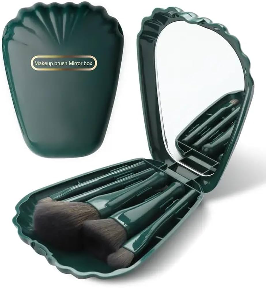 Shells Makeup Brush Mirror Box