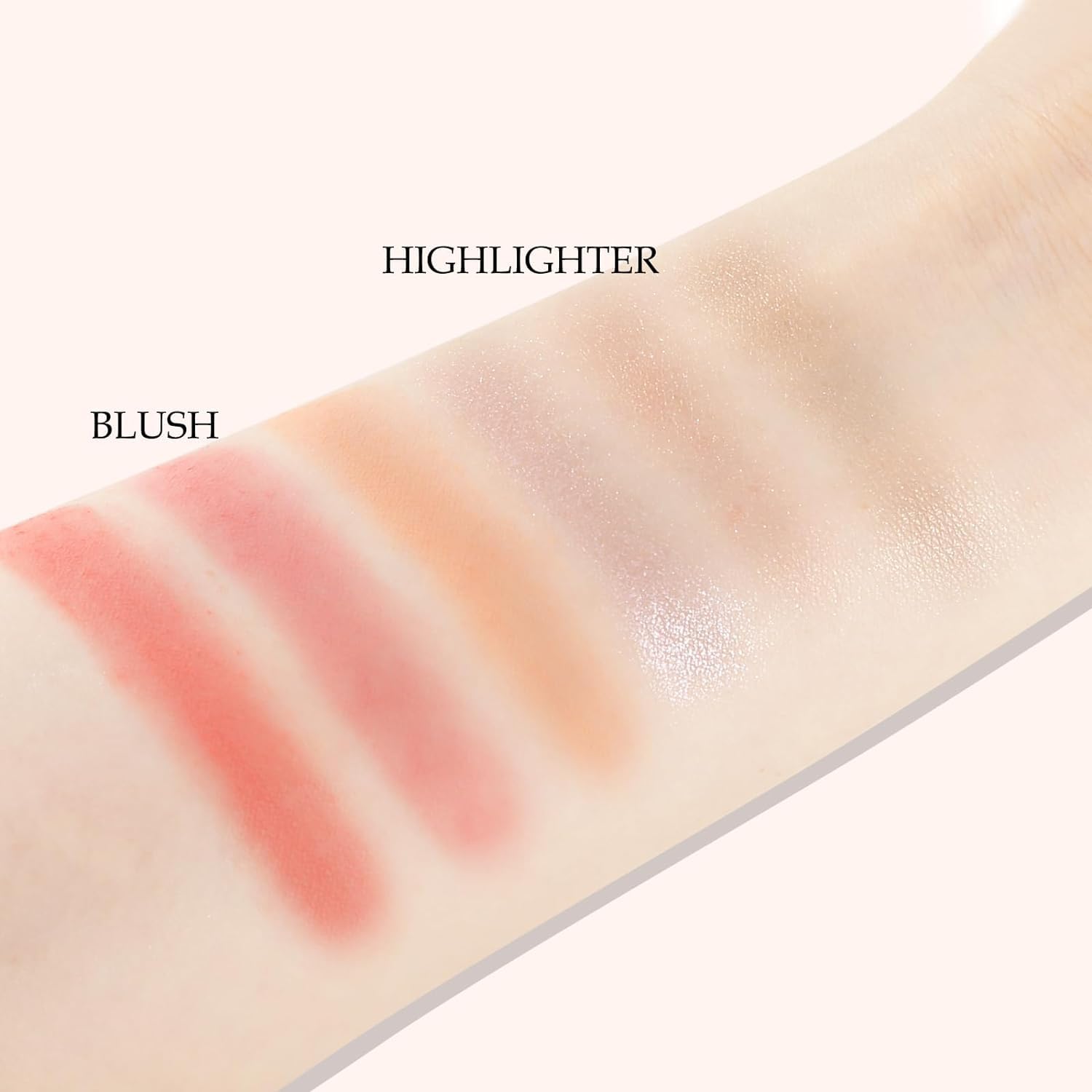 6 Color Hudamoji Bellini Blush + Highlighter Palette