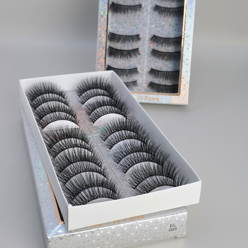3D Anjieer Hand Made Lashes 10 Pair