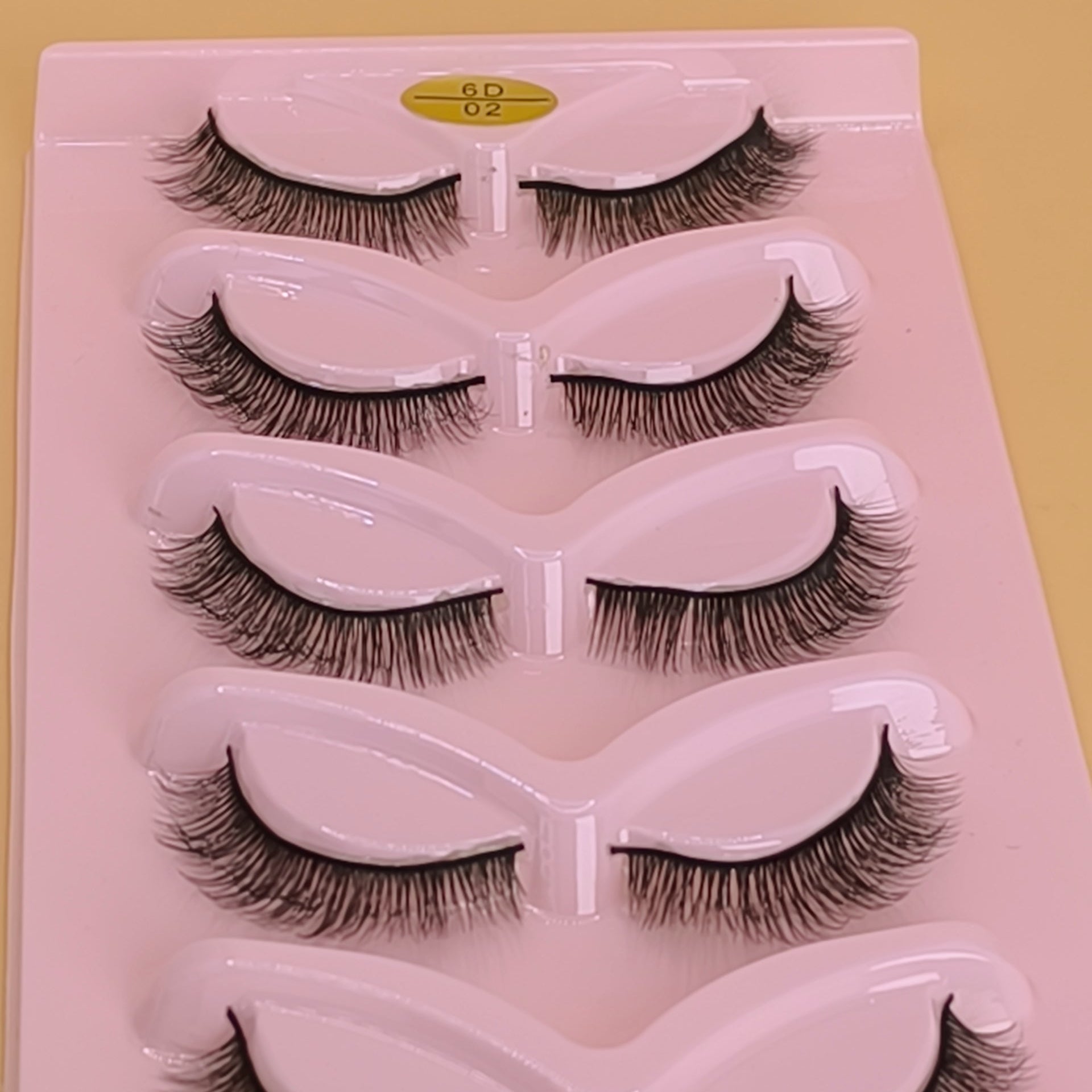 5 Pair 6D Eyelashes Anjieer