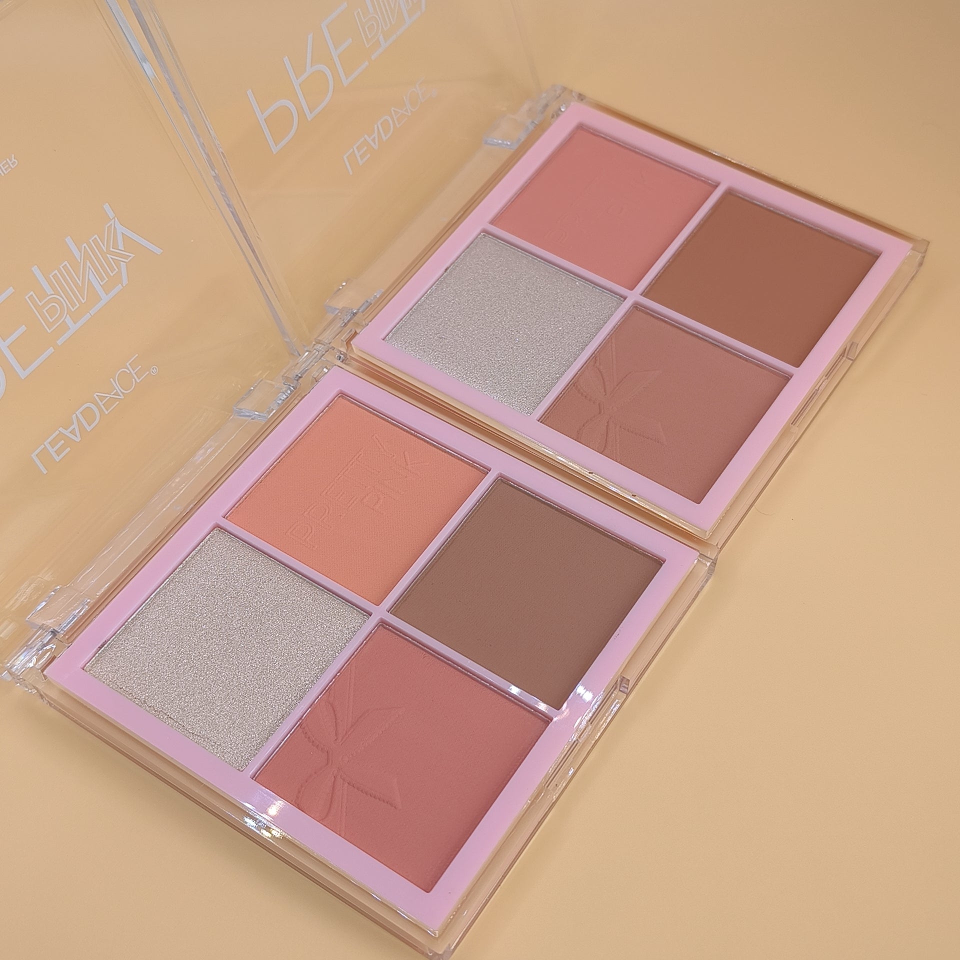 LEADFACE Pretty Pink Highlight & Blusher palette