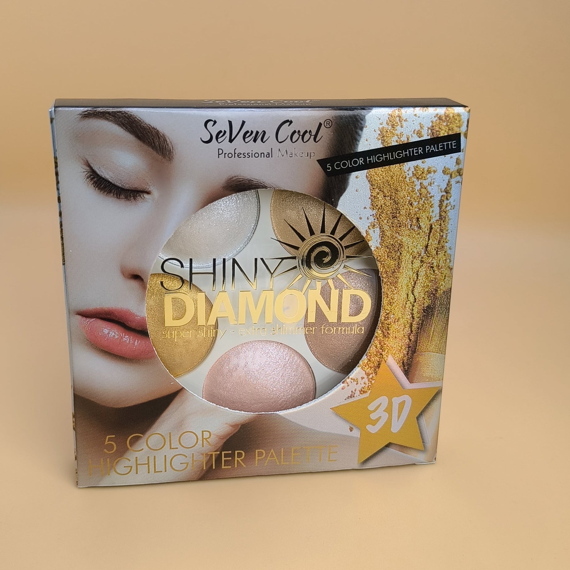 Shiny Diamon 5 Color Highlighter Palette