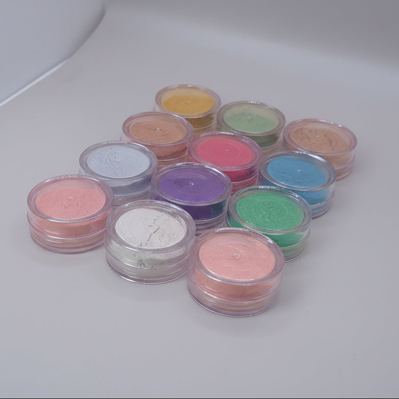 Pack of 12 Powder Eyeshadow Shimmer