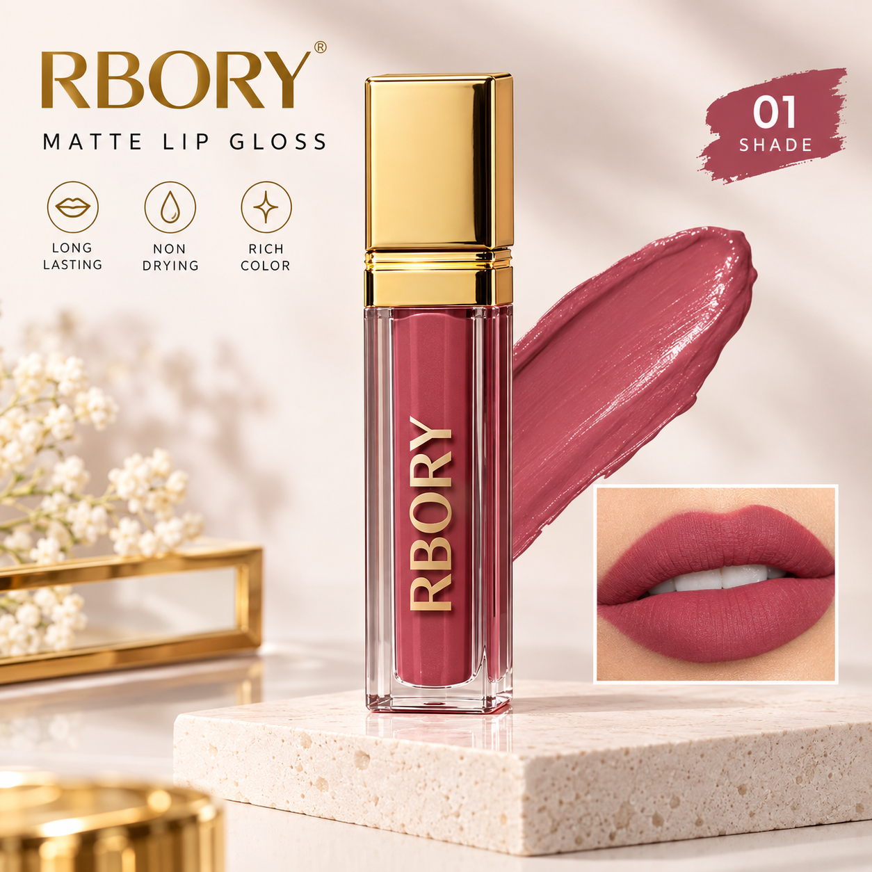 RBORY MATTE LIP GLOSS