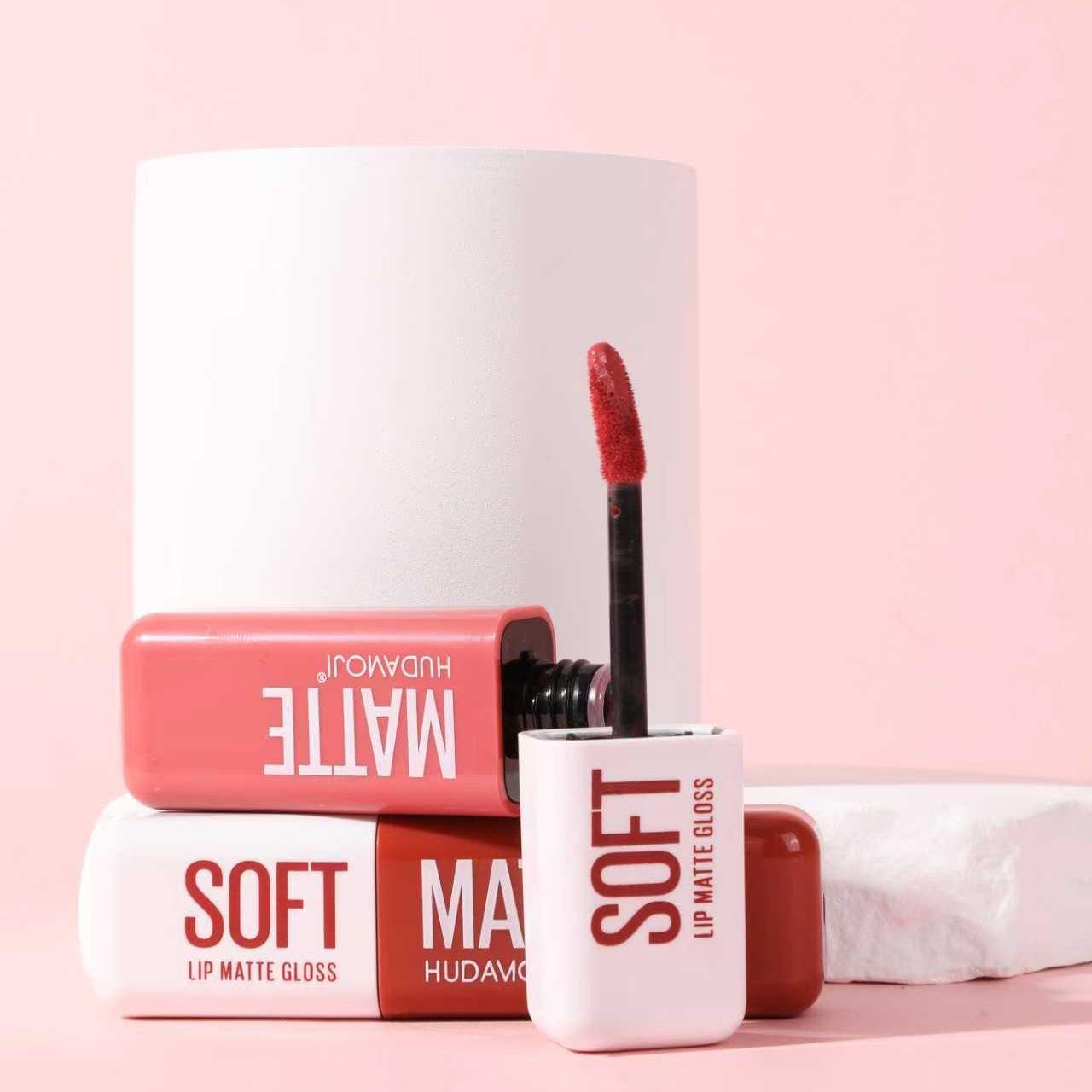 HUDAMOJI Six-Color Matte Lip Gloss