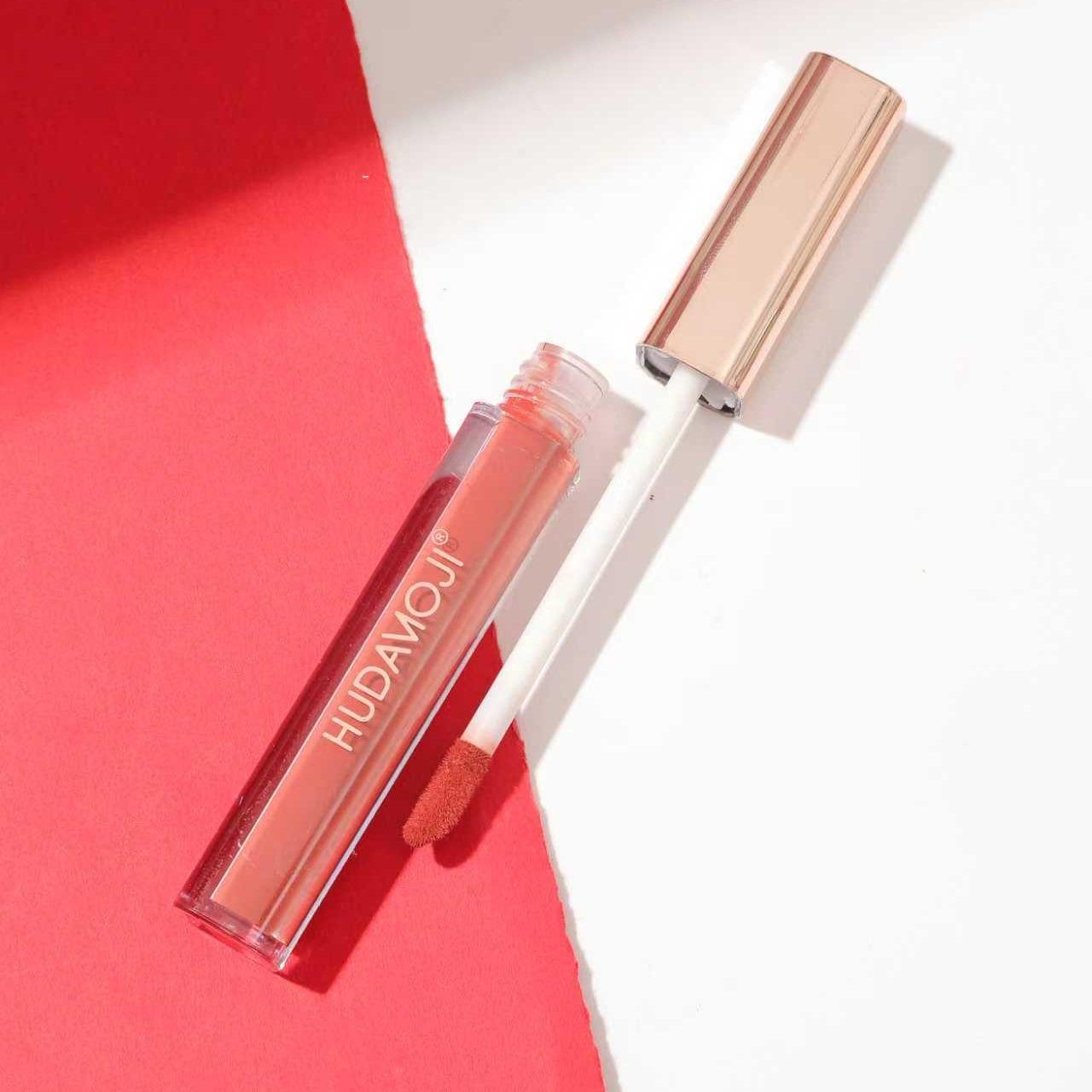 HUDAMOJI 12-Color Lip Gloss Set Matte Soft Fog Lip Liquid Lipstick