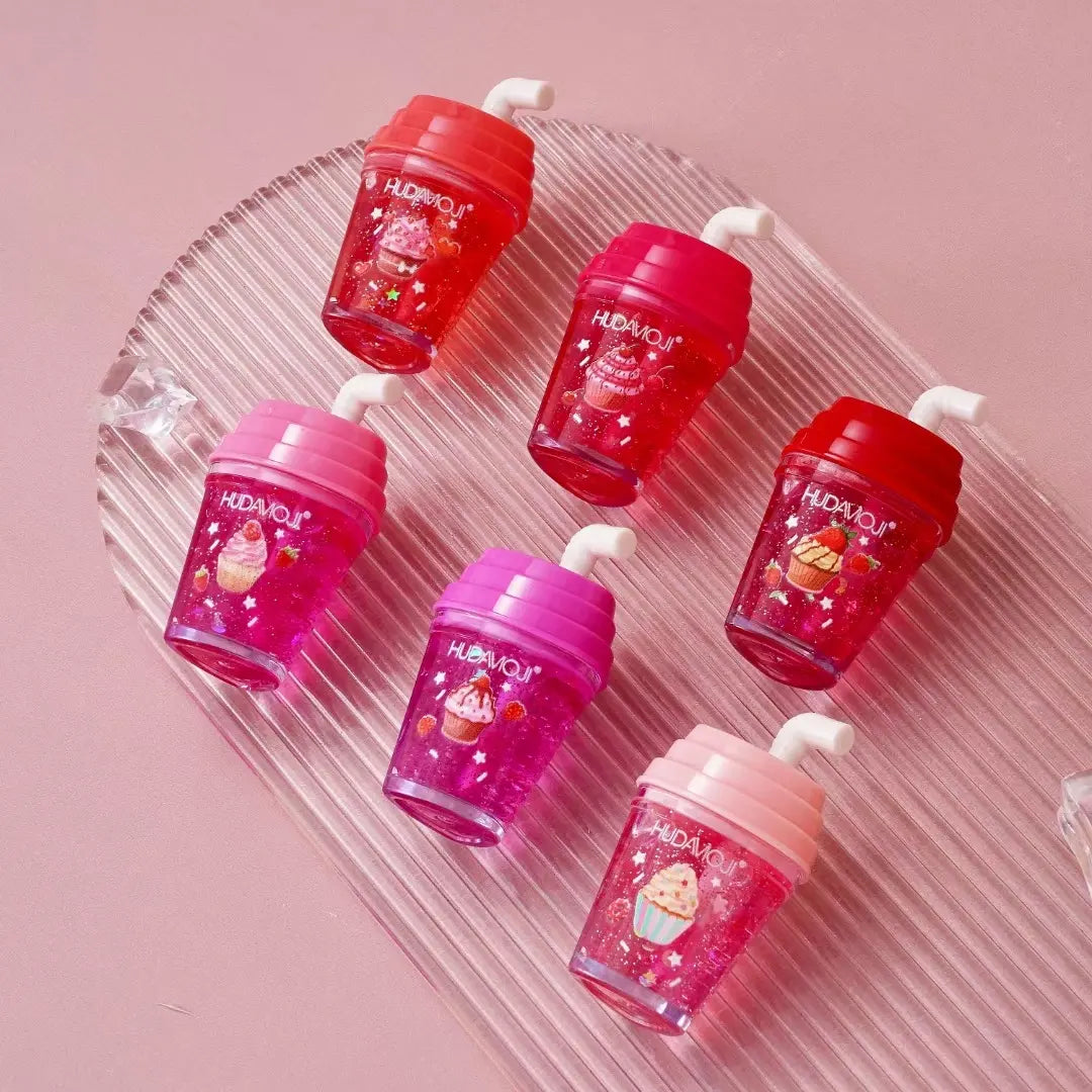 Hudamoji Glimmer Lip Oil Set 6pcs
