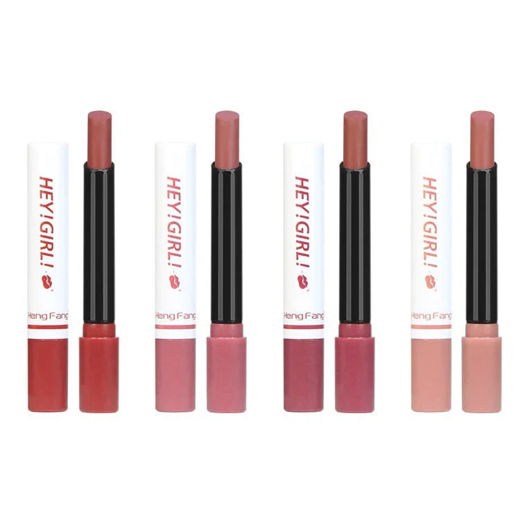 Heng Fang Hey Girl Smoke Tube Matte Lipstick 4Pcs