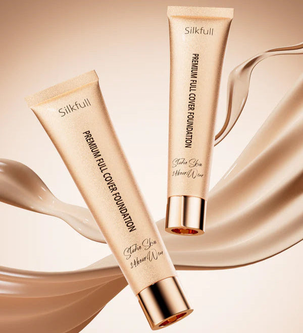 Silkfull Full Coverage Foundation Perfect for Dry skin 1#