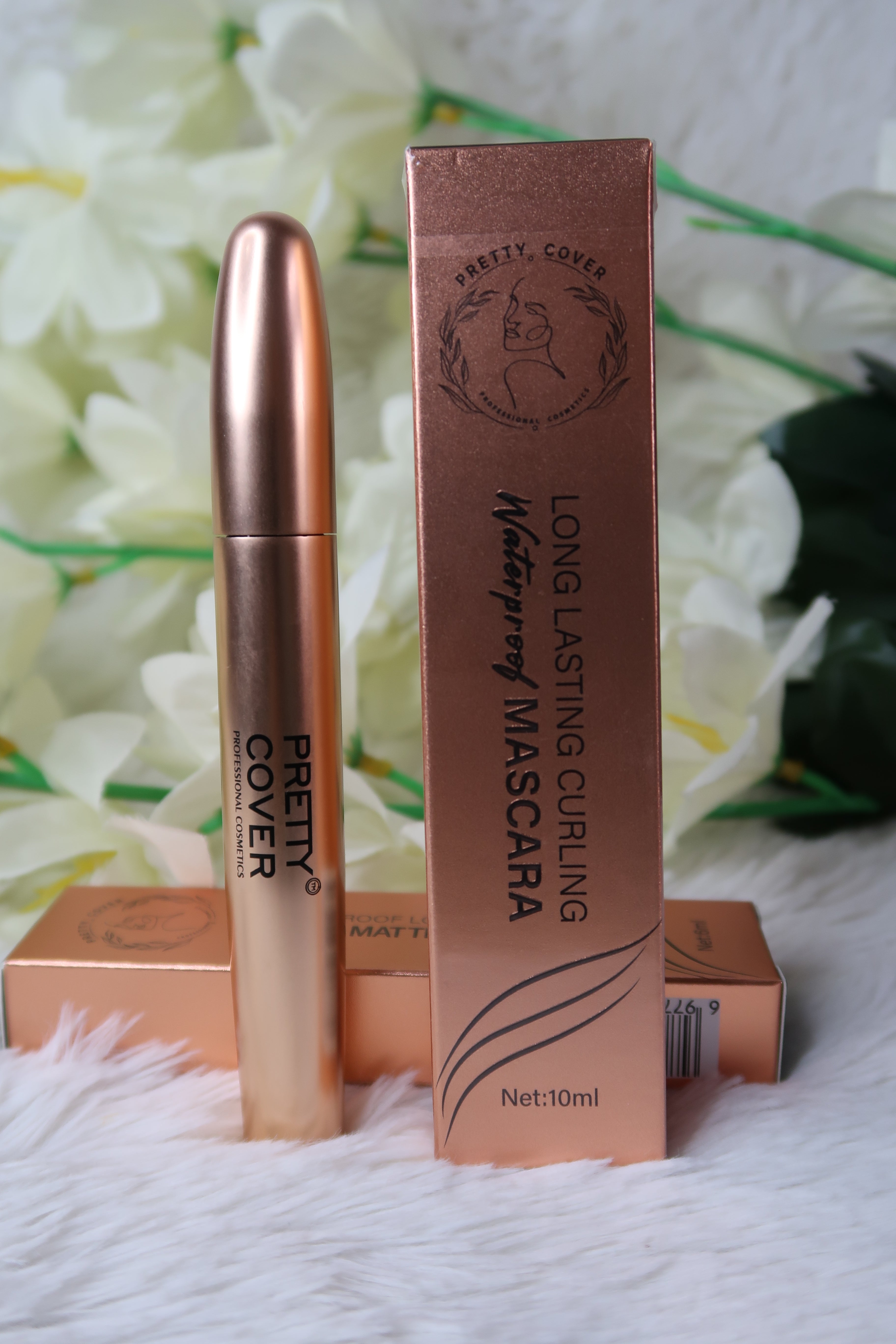 Long lasting curling waterproof mascara