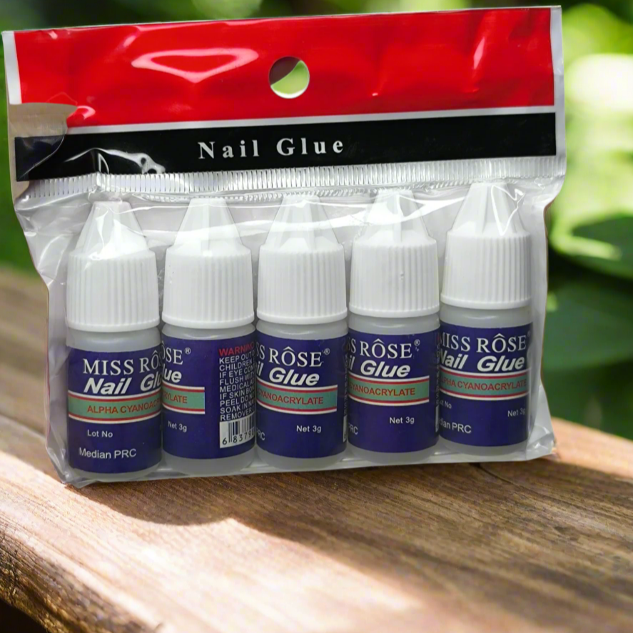 Pack of 5 Nail Glue For Nail Art