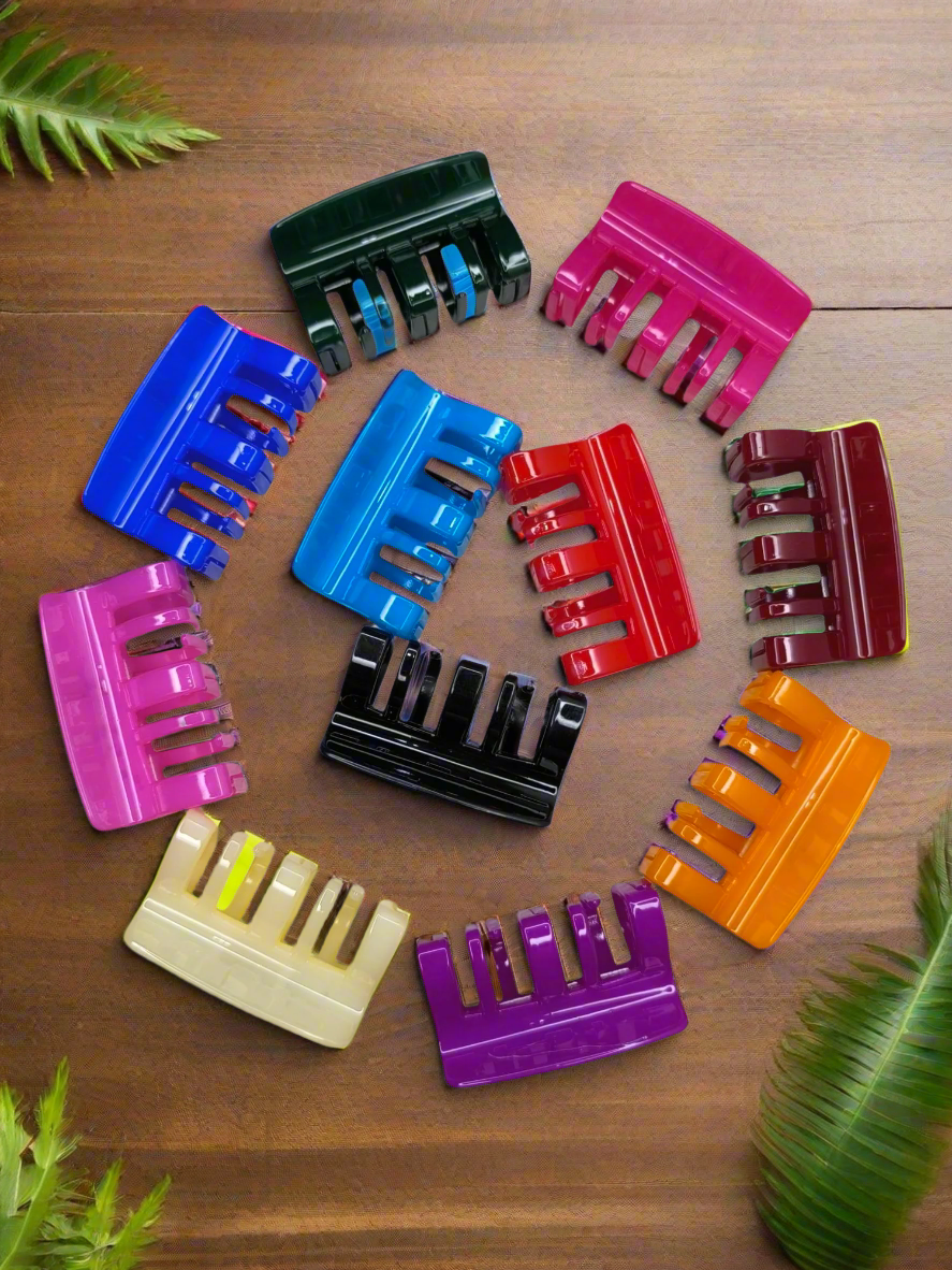 Stylish Unbreakable Hair clutcher (Multicolour)