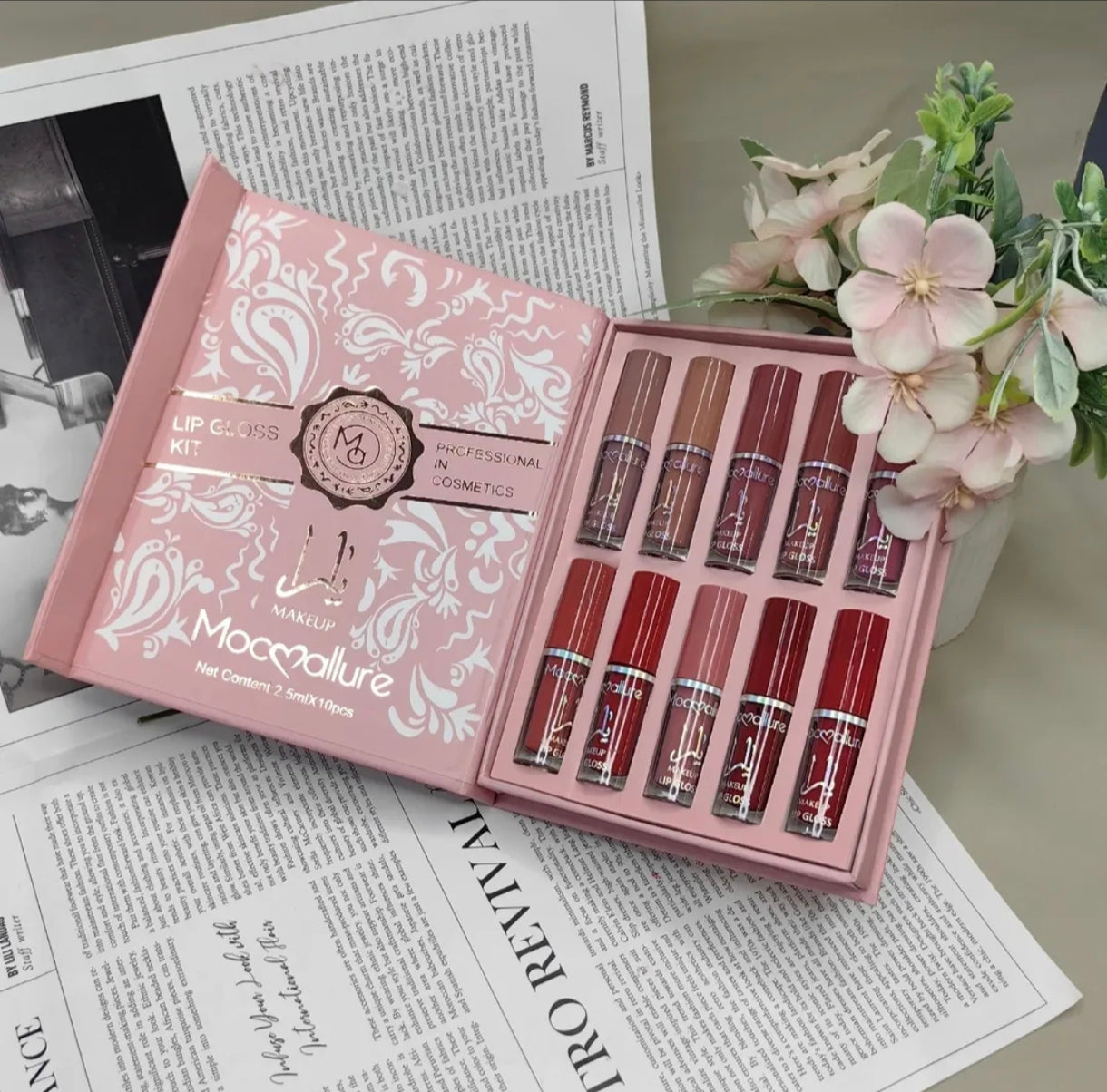 Moccallure Lip Gloss Kit