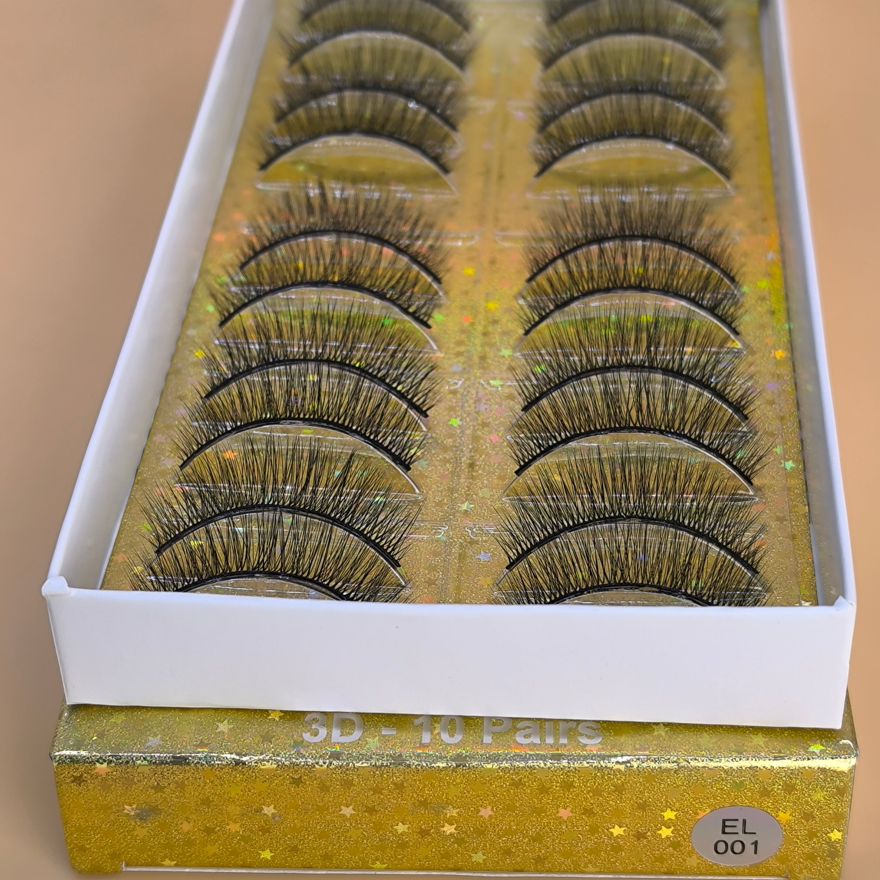 3D Anjieer Hand Made Lashes 10 Pair