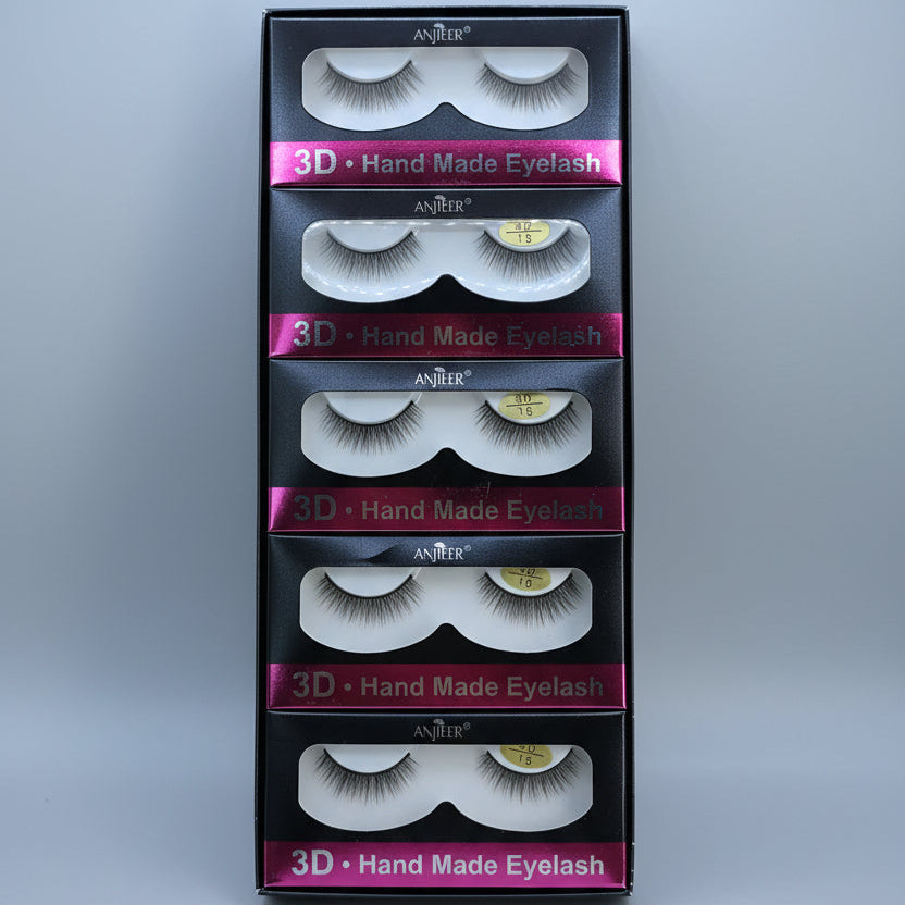 Anjieer 3D Hand Made Lashes 10 Pair