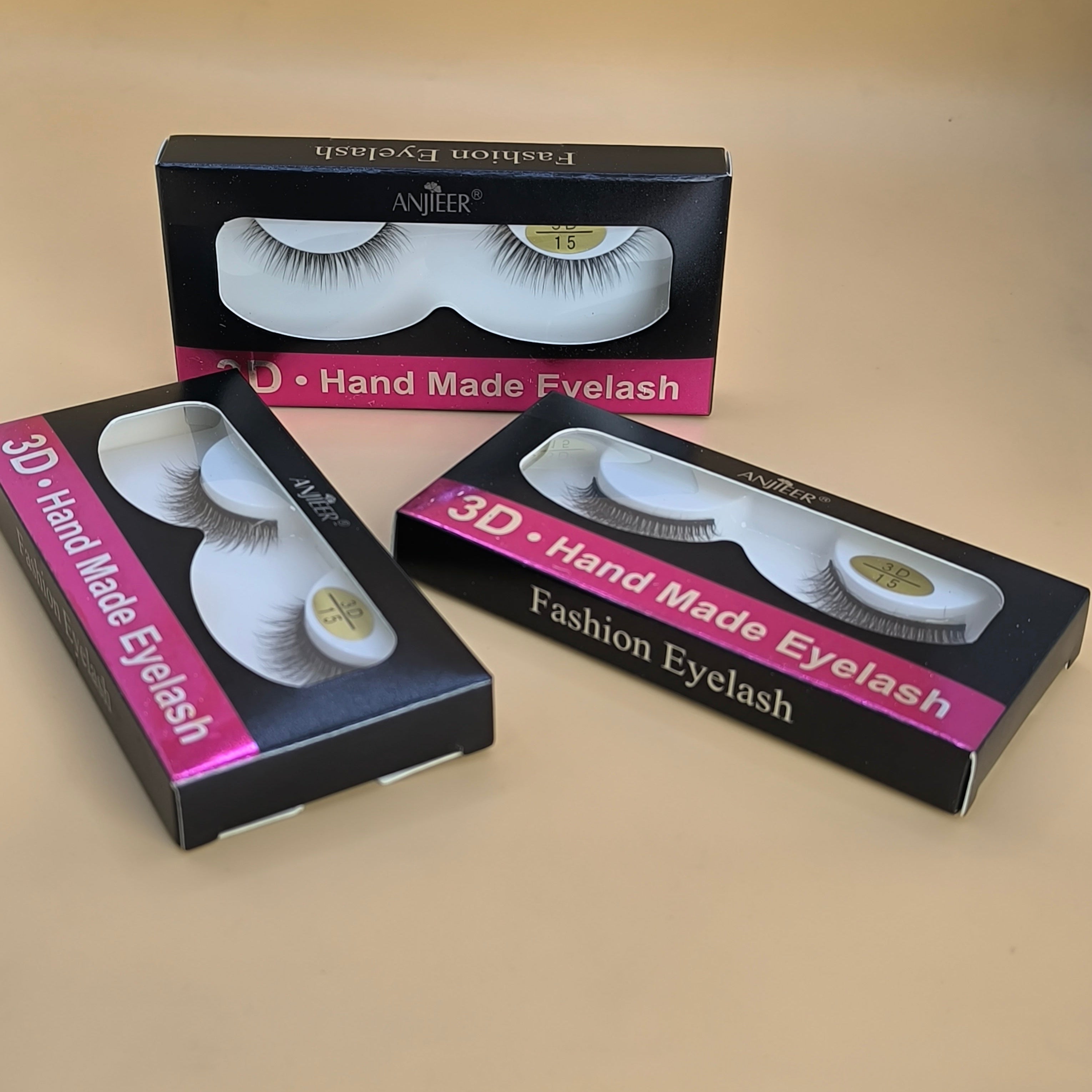 Anjieer 3D Hand Made Lashes 10 Pair