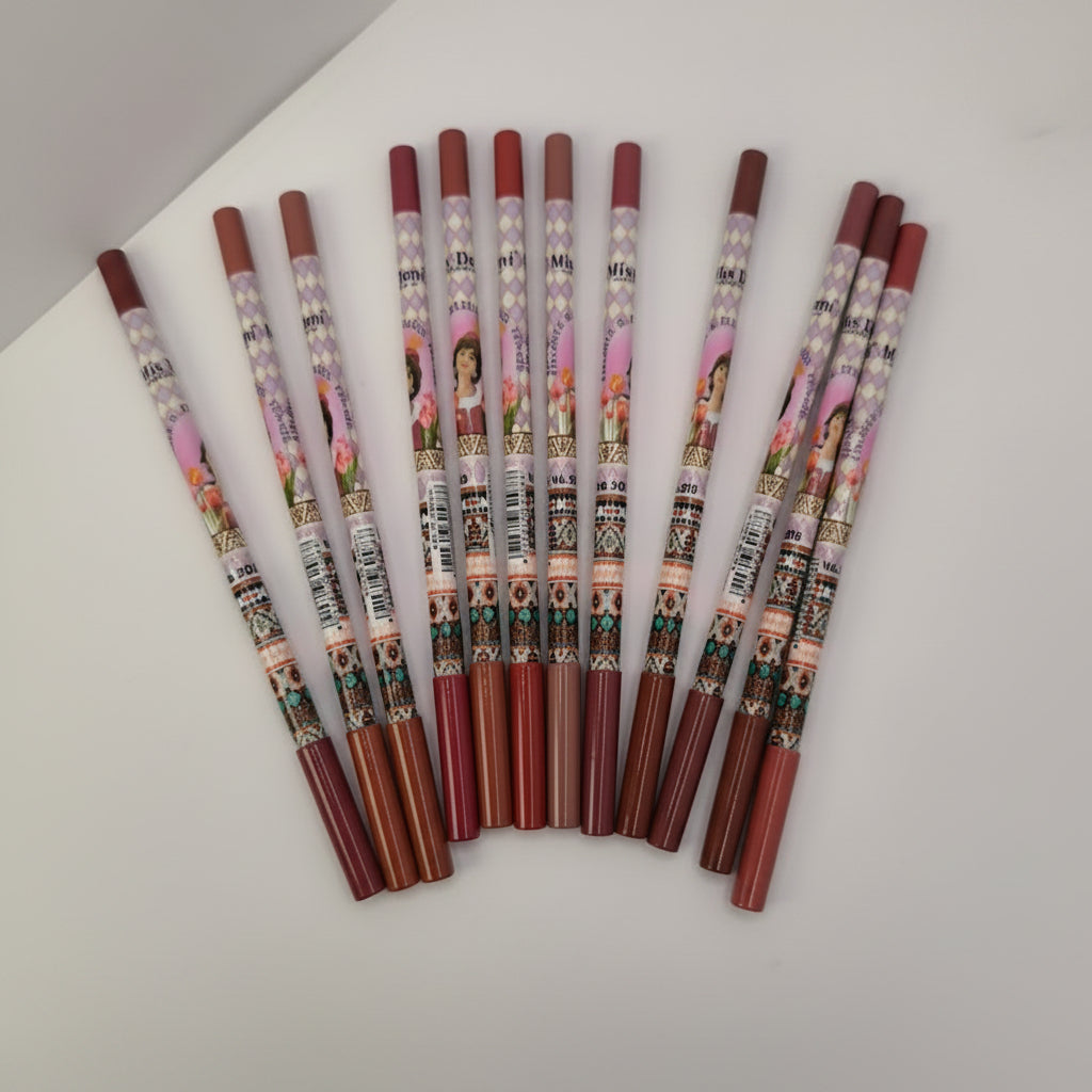Miss Demi matte lip liner pencils