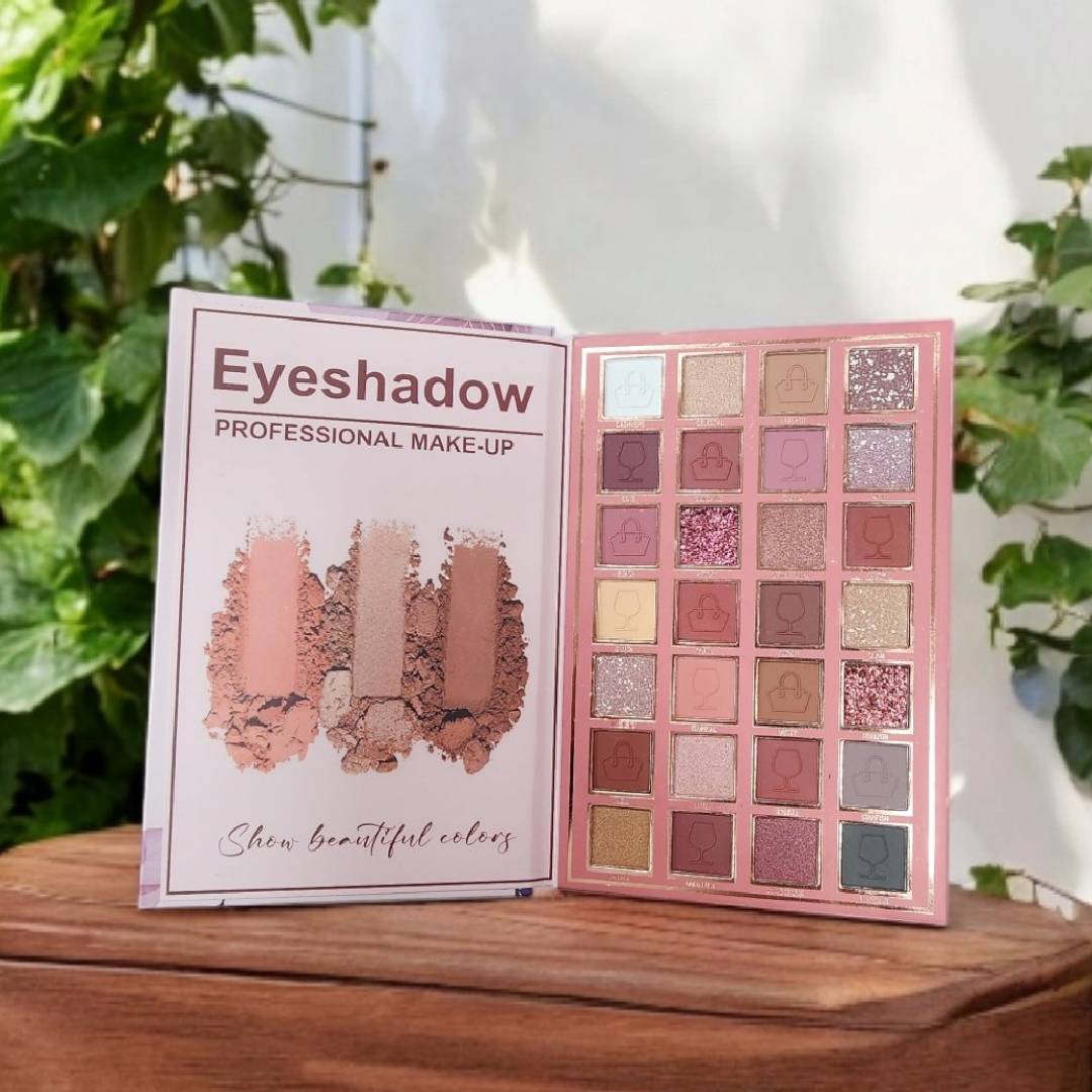 Mocallure 4 Fold 3in1 Eyeshadow Highlighter Blush Book Palette