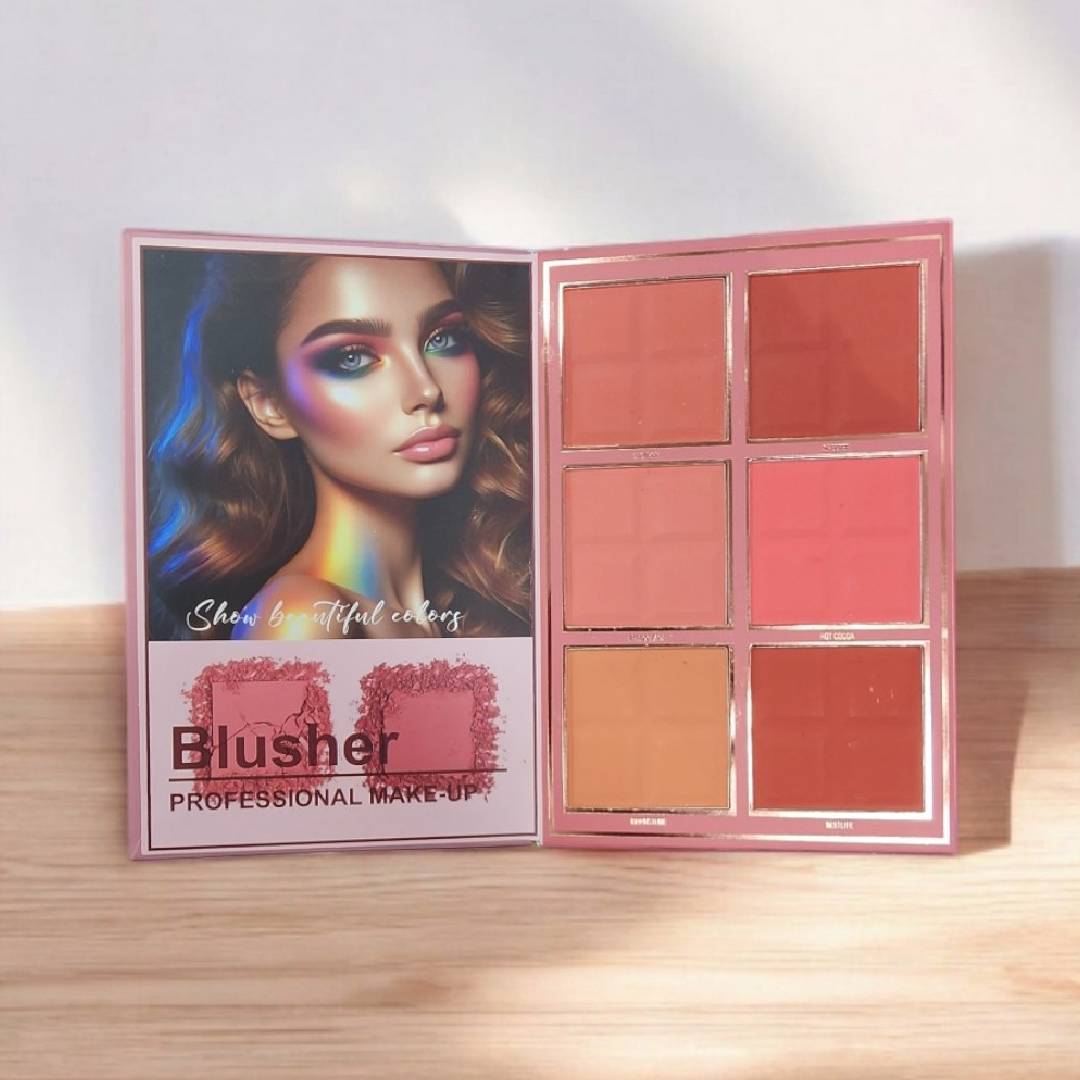 Mocallure 4 Fold 3in1 Eyeshadow Highlighter Blush Book Palette