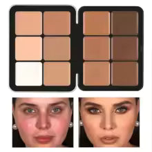 Carla Secret Concealer Palette Matte Phosphor Outline Makeup Palette Cream foundation