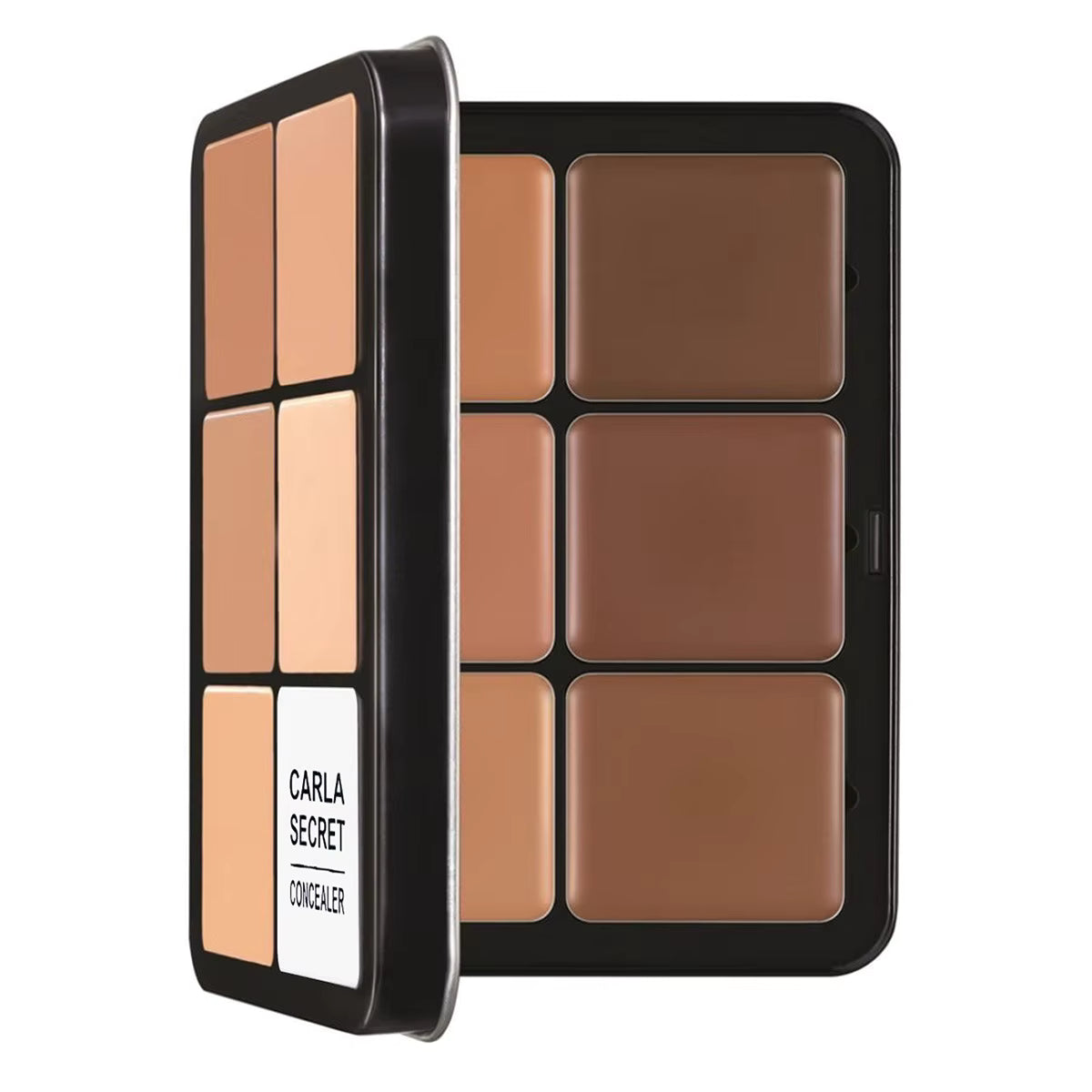 Carla Secret Concealer Palette Matte Phosphor Outline Makeup Palette Cream foundation