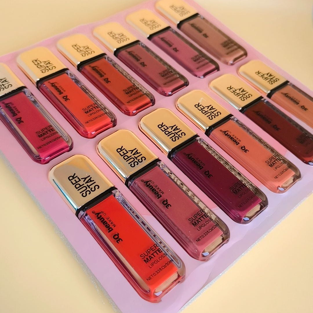 3Q Beauty Super Stay Matte Lip Gloss Set