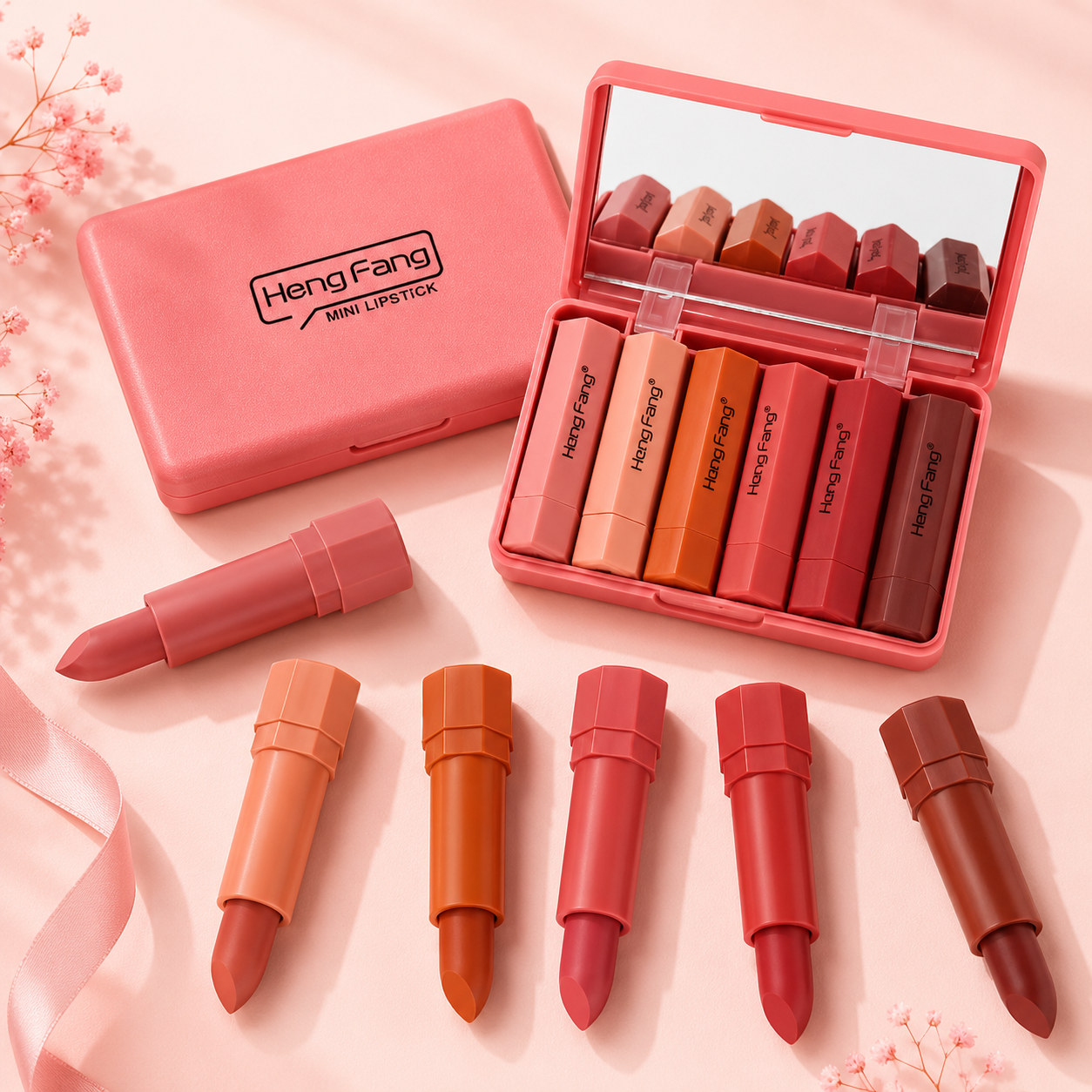 Heng Fang Matte Long Lasting Waterproof Mini Lipstick