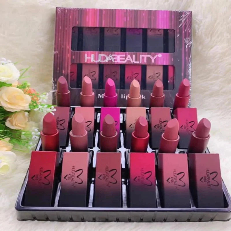 12 MATTE LIPSTICK SET | HUDA BEAUTY