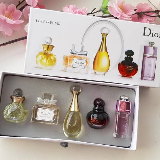 Original Gift Set Dior Perfume Set of 5 Pieces