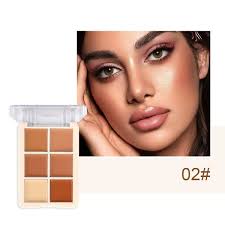 MSYAHO Professional 6 Color Natural Concealer Palette