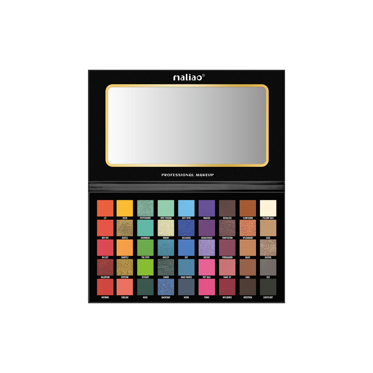 Maliao Retro Glamour Eyeshadow Palette - 45 Shades of Stunning Colors