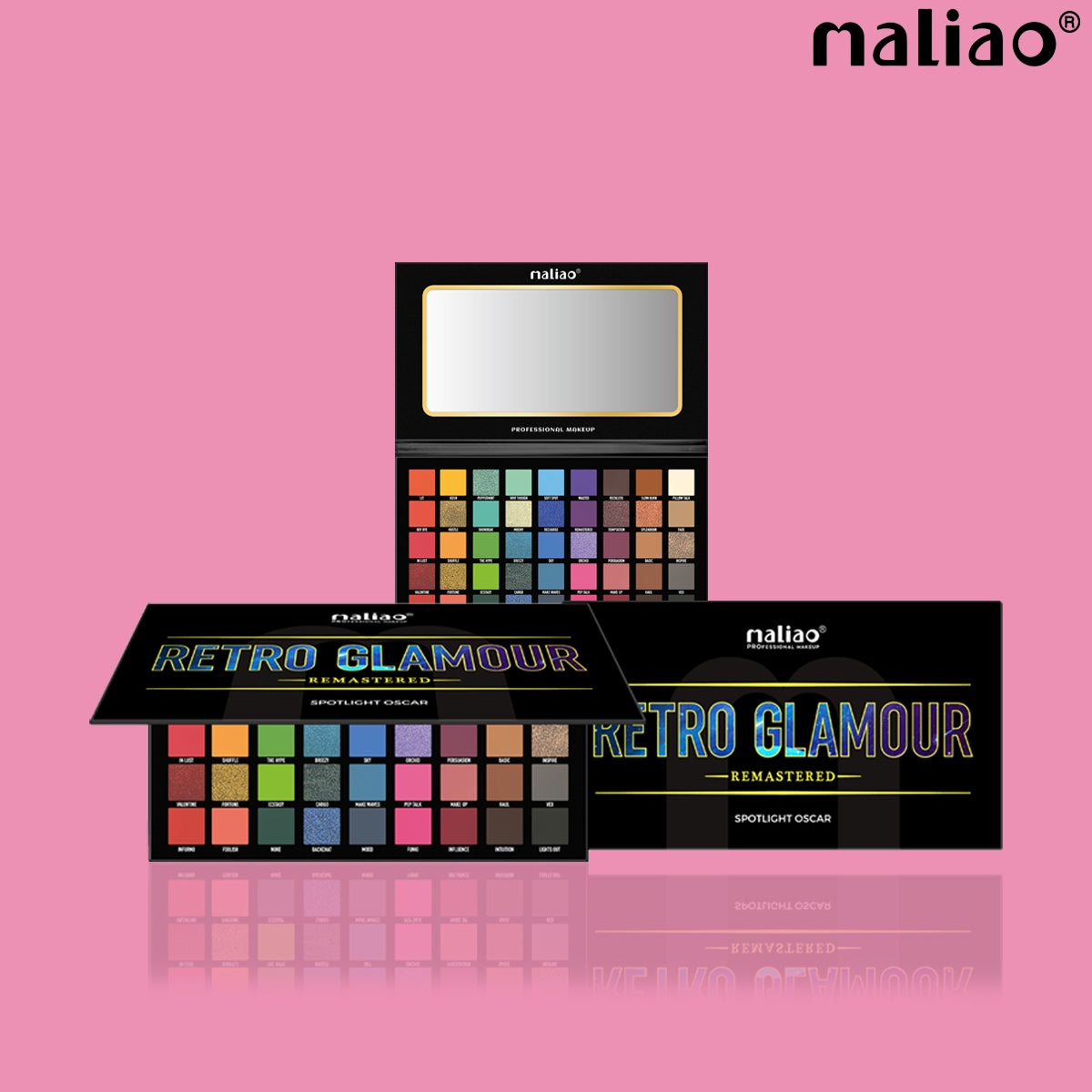 Maliao Retro Glamour Eyeshadow Palette - 45 Shades of Stunning Colors