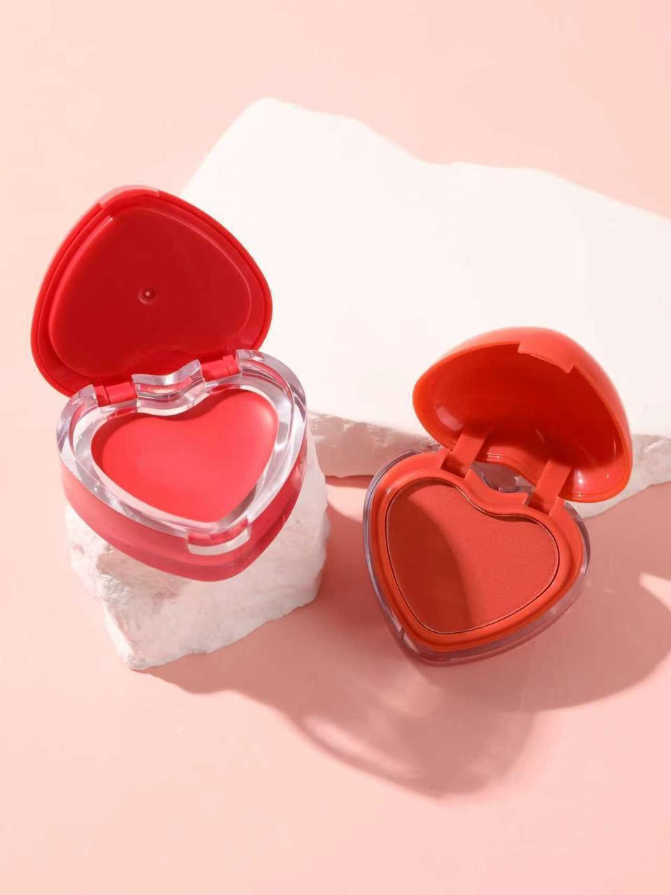 Hudamoji heart-2 in 1 cream blushe