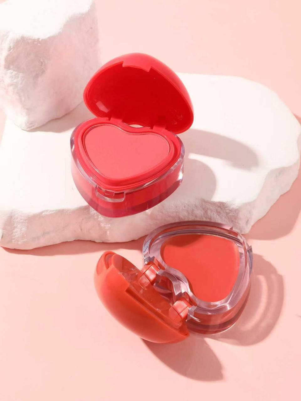 Hudamoji heart-2 in 1 cream blushe