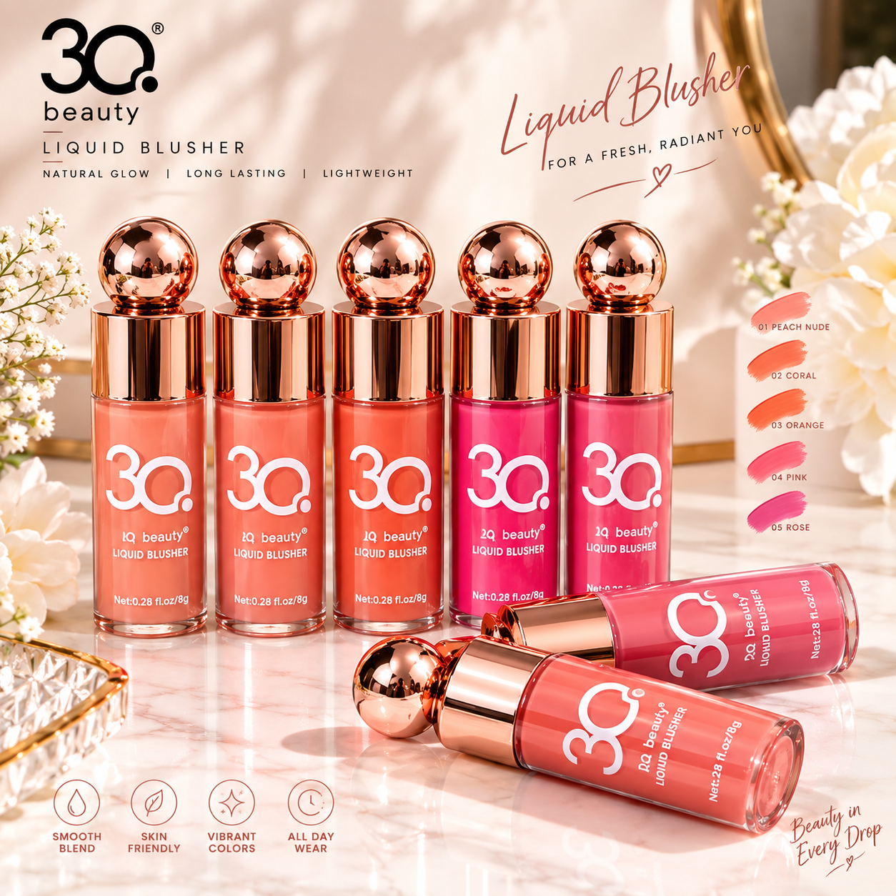 3Q Beauty Liquid Blusher